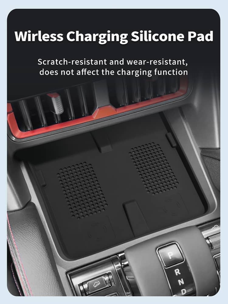 Byd Shark Wireless Charger Silicone Pad Anti Slip Dustproof Car Interior Mat