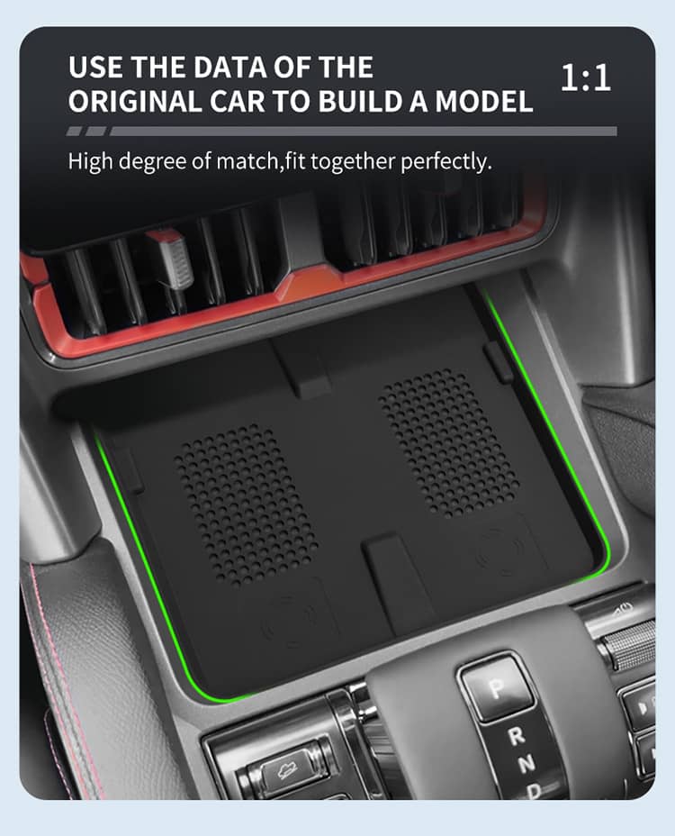 Byd Shark Wireless Charger Silicone Pad Anti Slip Dustproof Car Interior Mat
