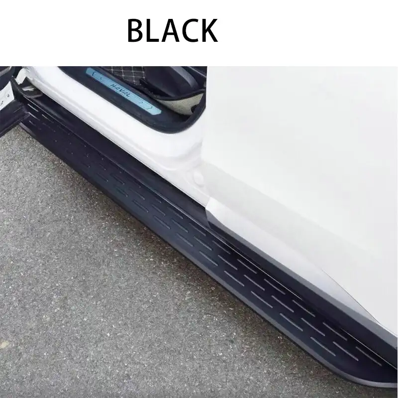 Byd Atto3 2022 2024 Side Step Running Board 6 Lifestyle image showing a family using BYD Atto3 running board for easy entry